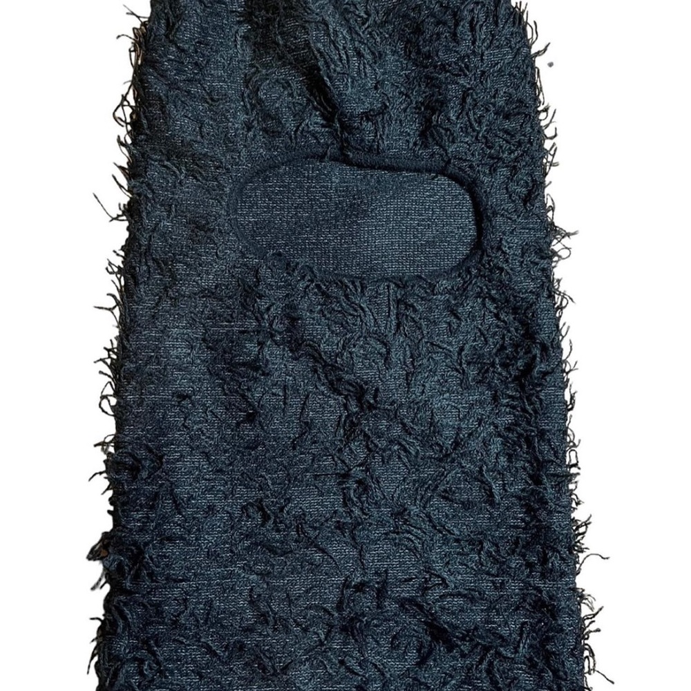 Black Distressed Balaclava